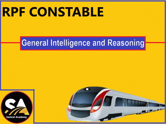 RPF Constable (General Intelligence and Reasoning)